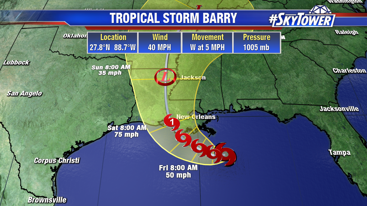 Tropical Storm Barry Forms In The Gulf; Expected To Cause Major Flooding | 0 Blog