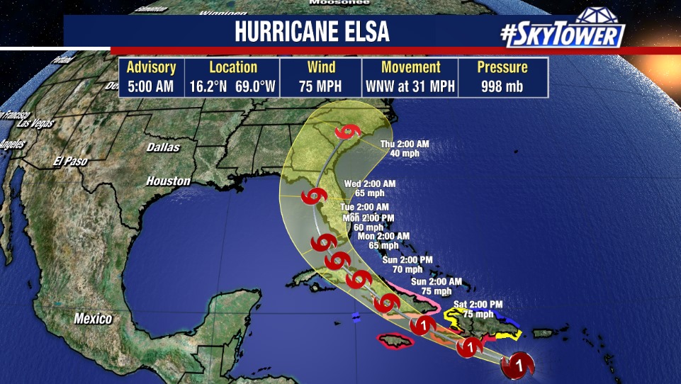 Hurricane Elsa expected to weaken this weekend, exact Florida impacts still unclear