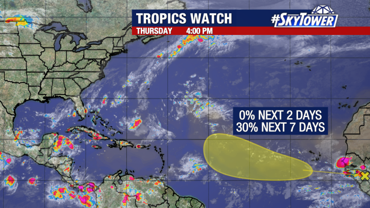Tracking only one disturbance in the tropics