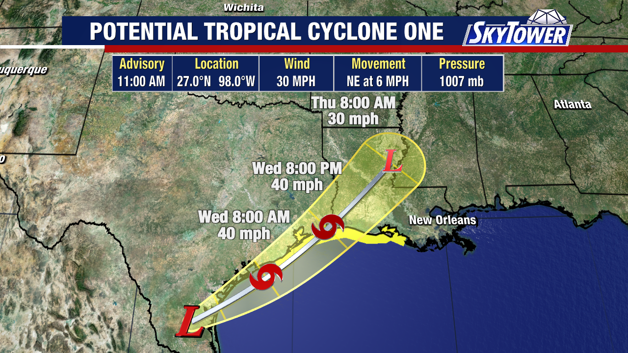 Tropical Storm Arthur forecast to form by Wednesday