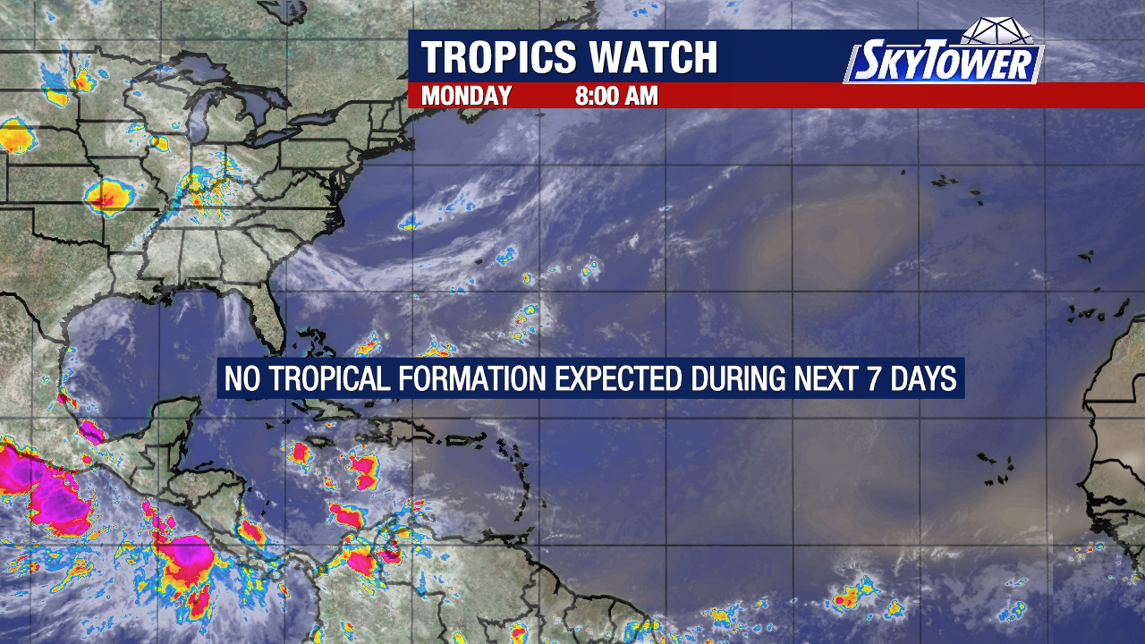 Atlantic Basin remains quiet with areas to watch in Eastern Pacific